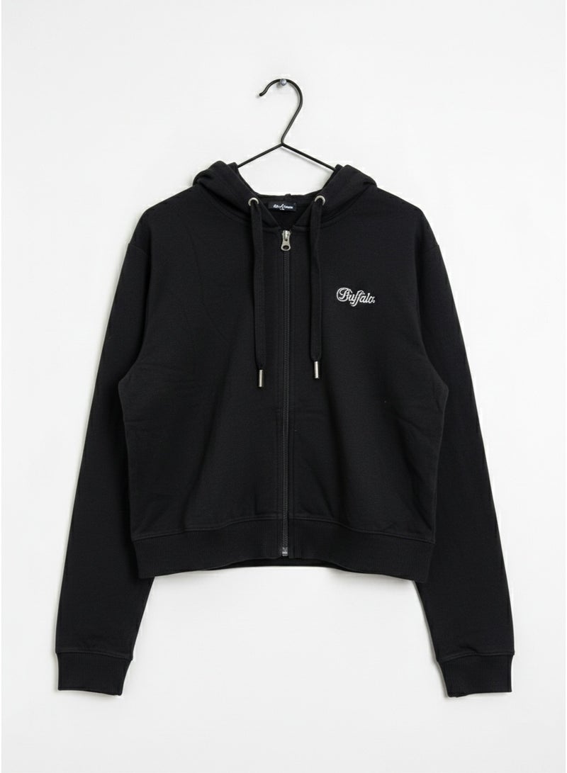 Buffalo Women’s Buffalo Print Zip-Up Hoodie Top – Casual Hooded Sweatshirt for Everyday Wear - Image 3